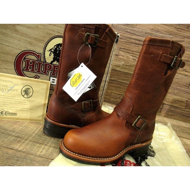 CHIPPEWA - 未使用 チペワ 91066 スチールトゥ レザー エンジニア