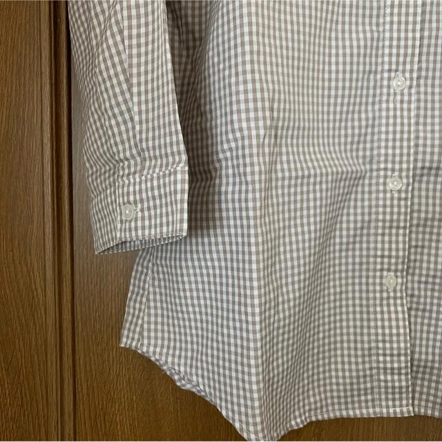 archives(アルシーヴ)のギンガムチェックシャツ（グレー） レディースのトップス(シャツ/ブラウス(長袖/七分))の商品写真
