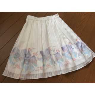 ウィルセレクション♪ストライプ花柄SKスカート