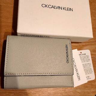 カルバンクライン(Calvin Klein)のカルバンクライン 3つ折り財布17600円の品 グレー 新品未使用(折り財布)