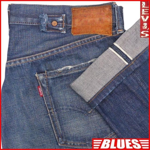 リーバイス501XXヴィンテージ復刻 W36 Levi’s ジーンズ 赤耳 革