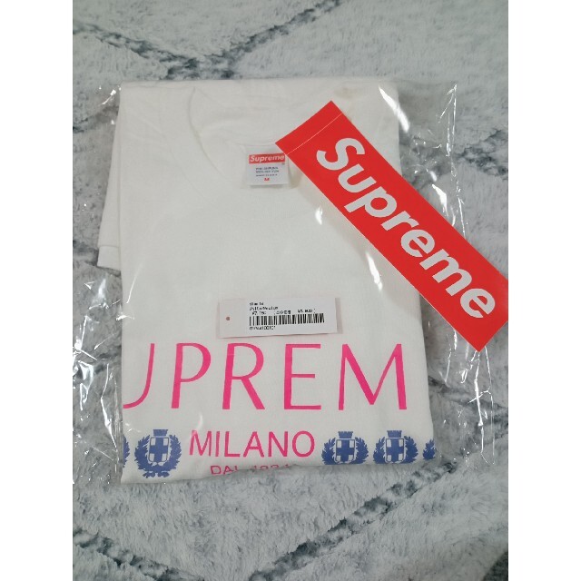 SUPREME　21SS Milano Tee ミラノ ロゴTシャツ