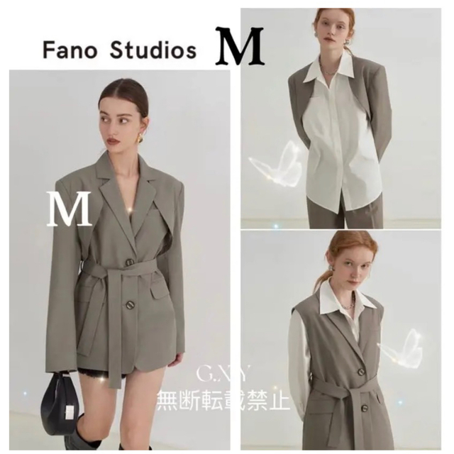 FanoStudiosサイズ【Fano Studios】21AW 3Way shoulder jacket