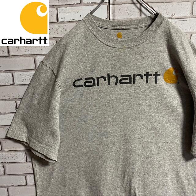 carhartt(カーハート)の90s 古着 カーハート XL プリントロゴ ビッグシルエット ゆるだぼ メンズのトップス(Tシャツ/カットソー(半袖/袖なし))の商品写真