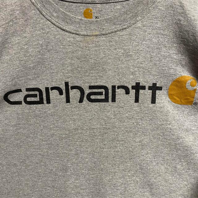 carhartt(カーハート)の90s 古着 カーハート XL プリントロゴ ビッグシルエット ゆるだぼ メンズのトップス(Tシャツ/カットソー(半袖/袖なし))の商品写真