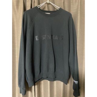 フィアオブゴッド(FEAR OF GOD)のFOG Essentials クルーネック　スウェット　Mサイズ　ブラック(スウェット)