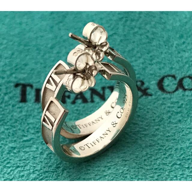 Tiffany アトラスフープピアス美品 ピアス Tiffany アトラスフープピアス美品 ピアス