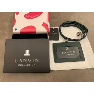 ランバンコレクション(LANVIN COLLECTION)のLANVIN COLLECTION 定期入れ パスケース IDケース ネーム(名刺入れ/定期入れ)