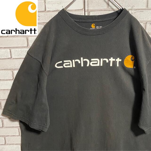 carhartt(カーハート)の90s 古着 カーハート メキシコ製 プリントロゴ ビッグシルエット ゆるだぼ メンズのトップス(Tシャツ/カットソー(半袖/袖なし))の商品写真