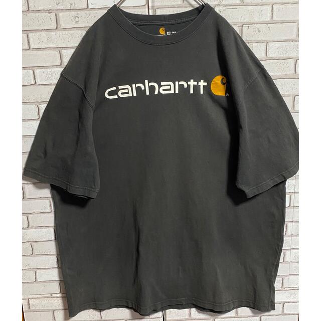 carhartt(カーハート)の90s 古着 カーハート メキシコ製 プリントロゴ ビッグシルエット ゆるだぼ メンズのトップス(Tシャツ/カットソー(半袖/袖なし))の商品写真