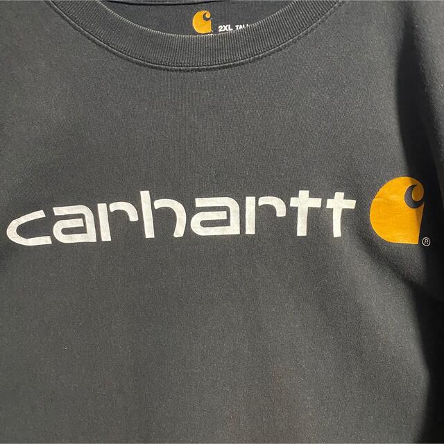 carhartt(カーハート)の90s 古着 カーハート メキシコ製 プリントロゴ ビッグシルエット ゆるだぼ メンズのトップス(Tシャツ/カットソー(半袖/袖なし))の商品写真