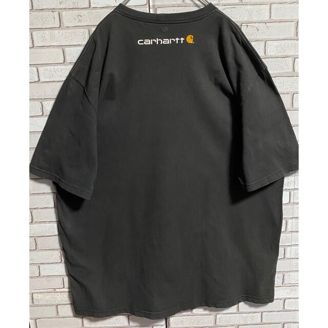 carhartt(カーハート)の90s 古着 カーハート メキシコ製 プリントロゴ ビッグシルエット ゆるだぼ メンズのトップス(Tシャツ/カットソー(半袖/袖なし))の商品写真