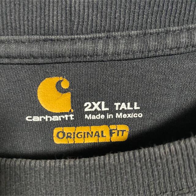 carhartt(カーハート)の90s 古着 カーハート メキシコ製 プリントロゴ ビッグシルエット ゆるだぼ メンズのトップス(Tシャツ/カットソー(半袖/袖なし))の商品写真