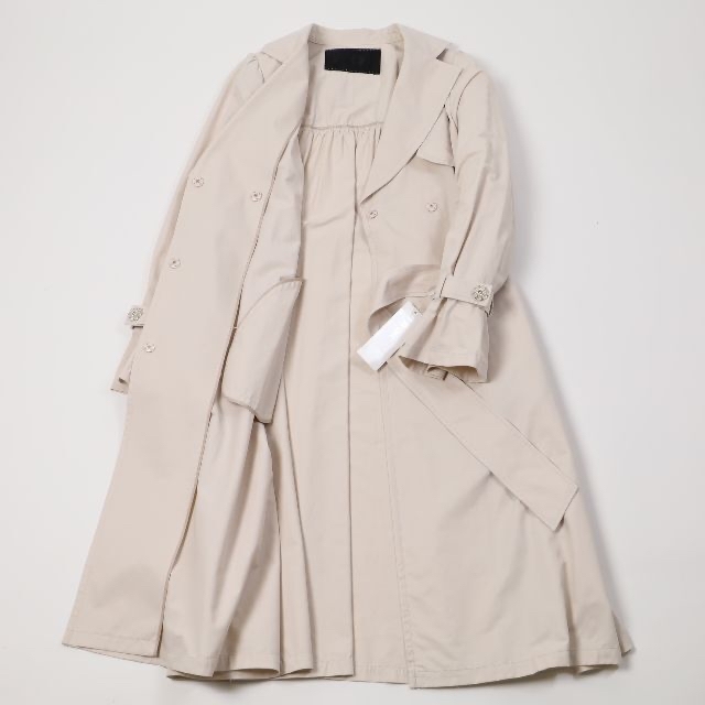 TO BE CHIC - 752a【新品】TO BE CHIC トレンチコートスプリングコート