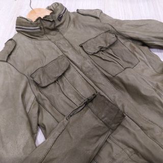 レア❗定価約10万❗sisii M65 レザージャケット