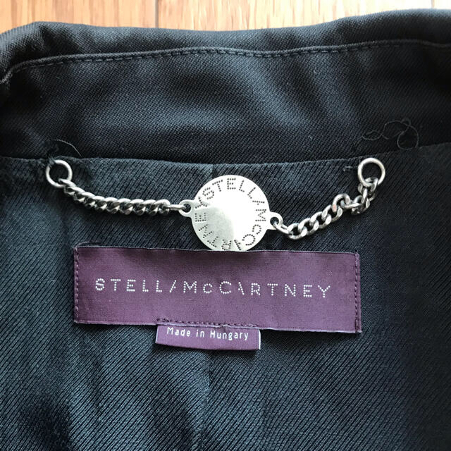 Stella McCartney(ステラマッカートニー)の専用ステラマッカートニー シングルジャケット 40 ブラック テーラード レディースのジャケット/アウター(テーラードジャケット)の商品写真