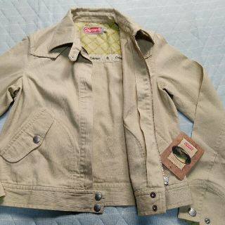 新品13440円 Coleman コールマン ジャケット ジージャン Mベージュ