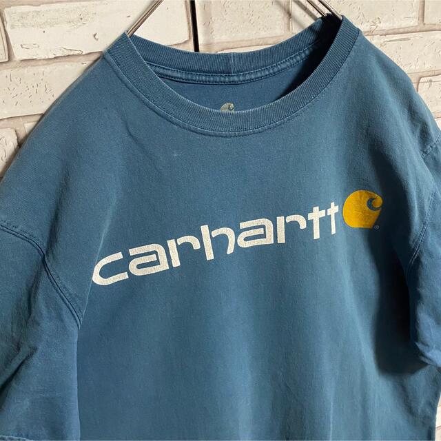 carhartt(カーハート)の90s 古着 カーハート プリントロゴ ビッグシルエット ゆるだぼ メンズのトップス(Tシャツ/カットソー(半袖/袖なし))の商品写真