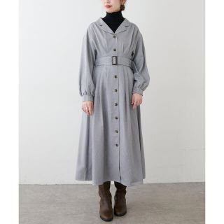 ナチュラルクチュール(natural couture)のアダチン22様専用＊natural couture＊開襟レディシャツワンピース(ロングワンピース/マキシワンピース)