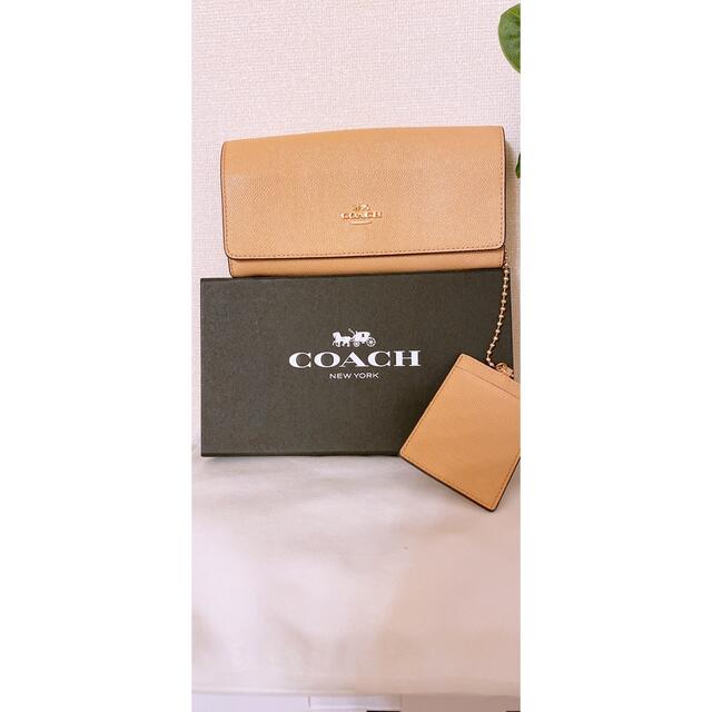 COACH(コーチ)のコーチ長財布　ベージュ　美品！ レディースのファッション小物(財布)の商品写真