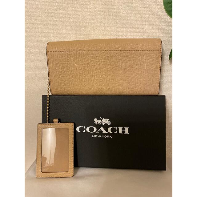 COACH(コーチ)のコーチ長財布　ベージュ　美品！ レディースのファッション小物(財布)の商品写真