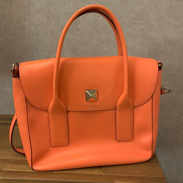 kate spade new york(ケイトスペードニューヨーク)のKate  spade new york bag orange ケイトスペイド鞄 レディースのバッグ(ハンドバッグ)の商品写真