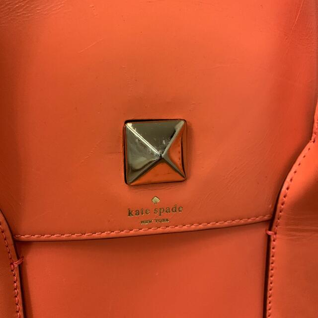 kate spade new york(ケイトスペードニューヨーク)のKate  spade new york bag orange ケイトスペイド鞄 レディースのバッグ(ハンドバッグ)の商品写真