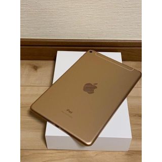 アイパッド(iPad)のiPadmini5 64G Gold セルラー simﾌﾘｰ 美品おまけ付(タブレット)