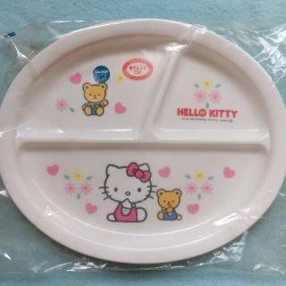 ハローキティ(ハローキティ)の【HELLO KITTY】ランチプレート(未使用)　キティちゃん(食器)