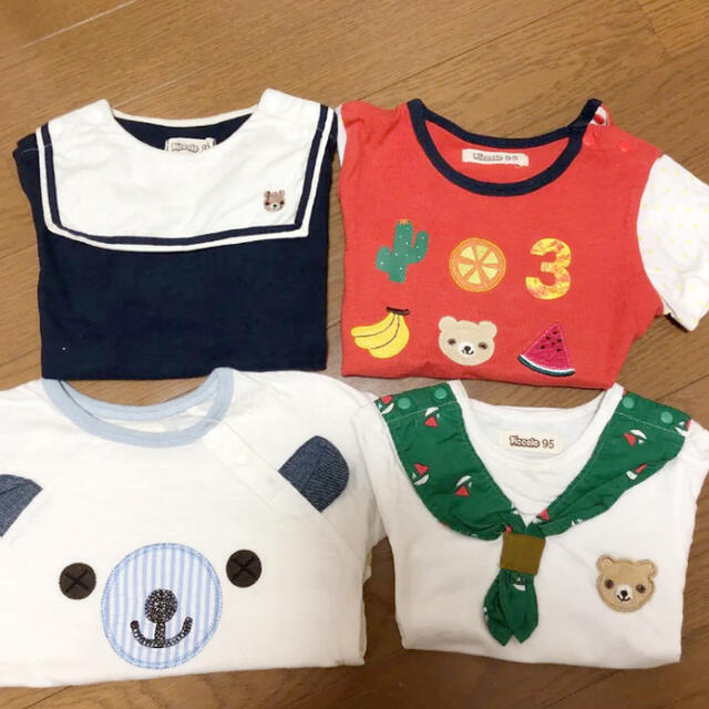 キムラタン(キムラタン)のピッコロ　くーたん　くま　トップス95セット キッズ/ベビー/マタニティのキッズ服男の子用(90cm~)(Tシャツ/カットソー)の商品写真