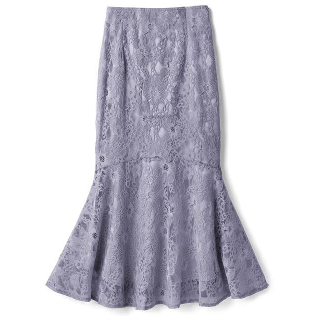 GRL(グレイル)の♡蘭♡様専用　グレイル 花柄レースマーメイドスカート レディースのスカート(ロングスカート)の商品写真