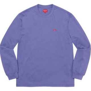 Supreme ロンT small boxlogo　パープル Ｌ　未着用　希少