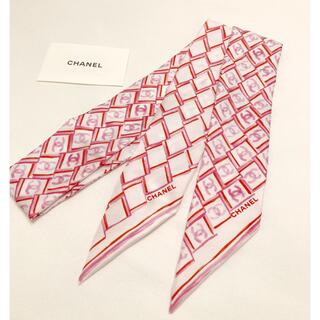 シャネル バンダナ/スカーフ(レディース)（ピンク/桃色系）の通販 100 