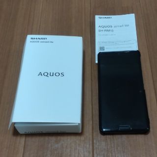 シャープ(SHARP)のAQUOS sense4 lite ブラック SH-RM15(スマートフォン本体)