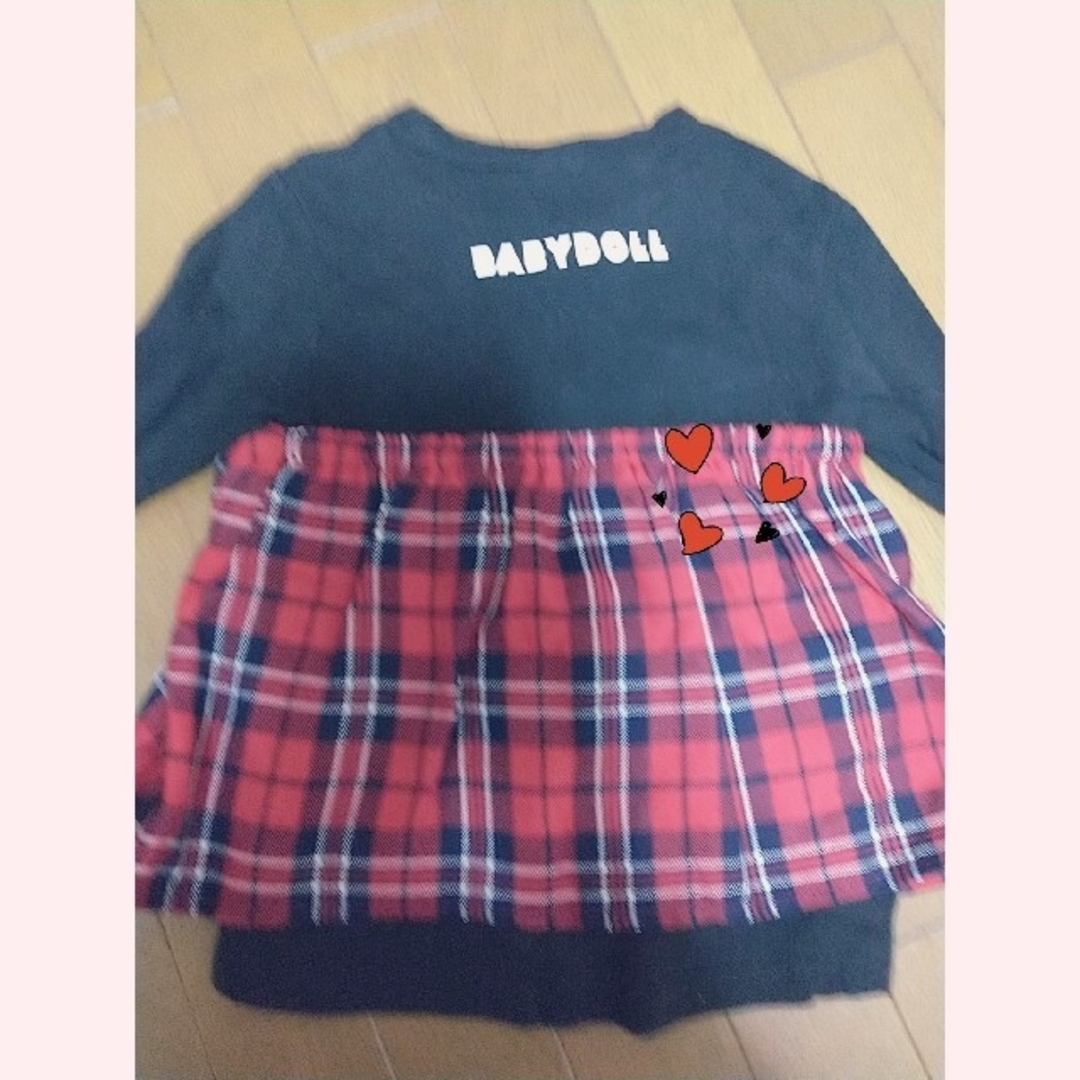 BABYDOLL(ベビードール)のBABYDOLL♡ キッズ/ベビー/マタニティのキッズ服女の子用(90cm~)(Tシャツ/カットソー)の商品写真