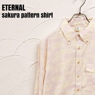 エターナルジーンズ(ETERNAL)の備中倉敷工房 ETERNAL/エターナル 桜柄 和柄 長袖 シャツ(シャツ)