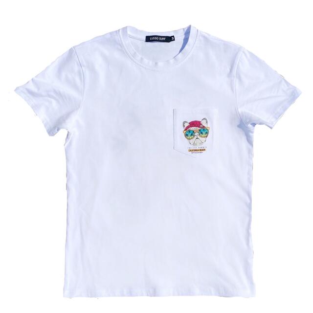 patagonia(パタゴニア)の刺繍で目立つ☆LUSSO SURF カリフォルニア　ポケットTシャツ　Lサイズ☆ メンズのトップス(Tシャツ/カットソー(半袖/袖なし))の商品写真