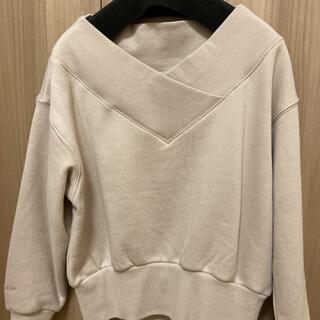 Herlipto♡Open shoulder Cotton pullover