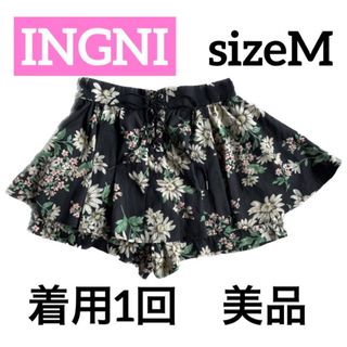 イング(INGNI)のINGNI ♡ キュロット 花柄 Mサイズ(ショートパンツ)