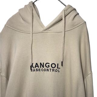 カンゴール(KANGOL)の【人気】カンゴール KANGOL パーカー スウェット XL ベージュ 古着(パーカー)