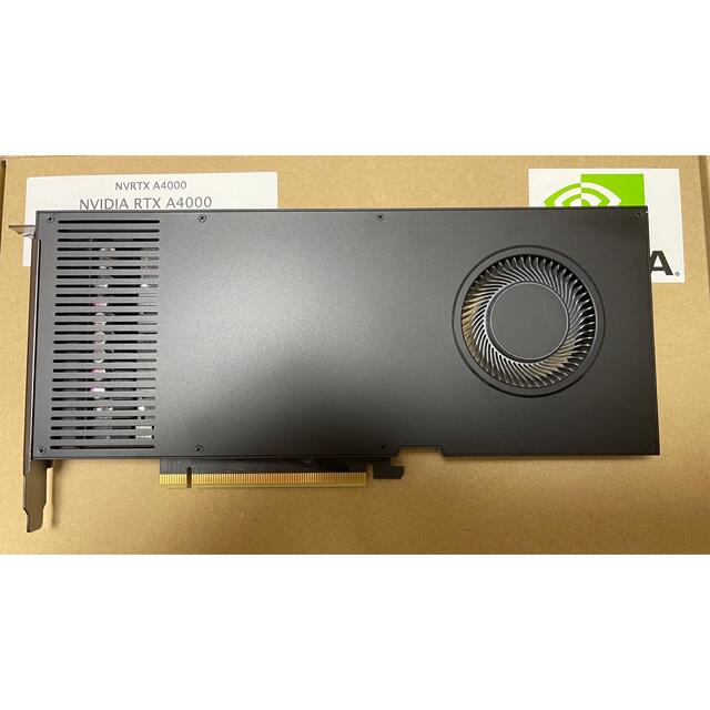 NVIDIA RTX A4000 (NVRTXA4000) 中古 スマホ/家電/カメラのPC/タブレット(PCパーツ)の商品写真