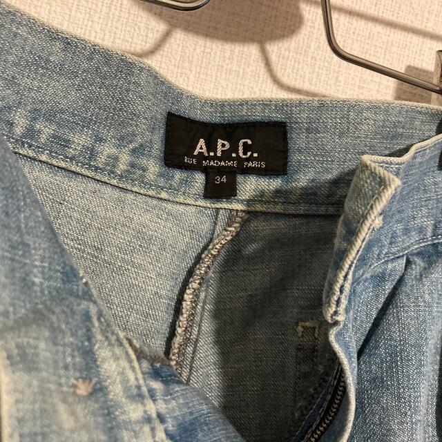 A.P.C(アーペーセー)のA.P.C/デニムショートパンツ レディースのパンツ(ショートパンツ)の商品写真