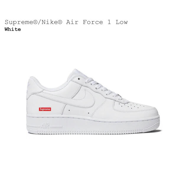 Supreme - Supreme®/Nike® Air Force 1 Low White US8 Supreme - Supreme®/Nike® Air Force 1 Low White US8
