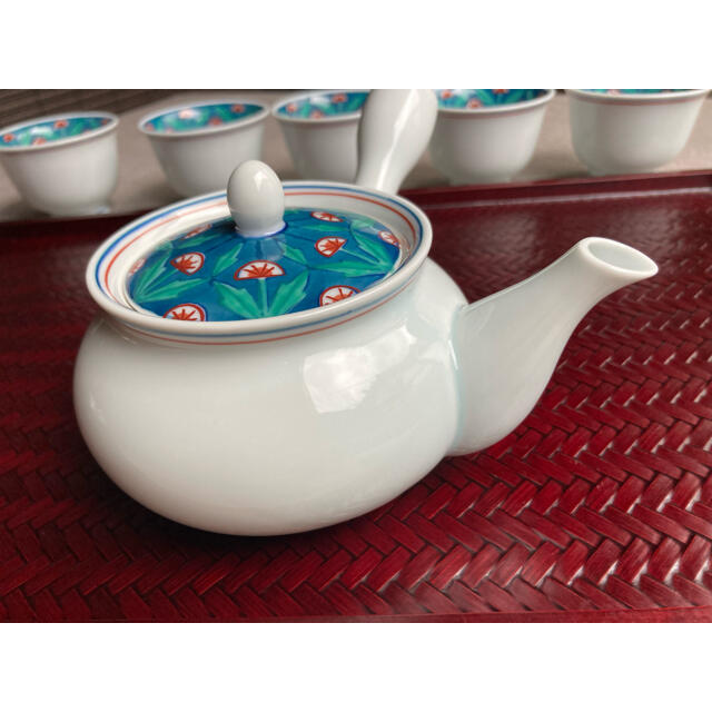 睦峯窯 万華鏡 茶器揃 急須 湯呑み
