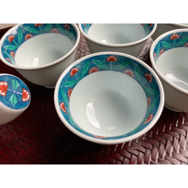睦峯窯 万華鏡 茶器揃 急須 湯呑み
