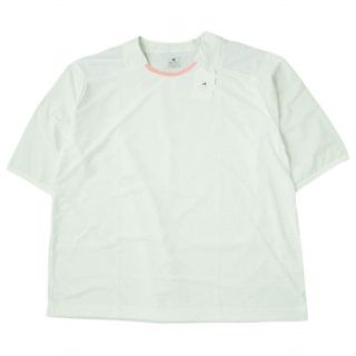 サスクワッチファブリックス(SASQUATCHfabrix.)のSASQUATCHfabrix. サスクワァッチファブリックス 19SS 日本製 NANPOU GAME SHIRT - 001 メッシュ ベースボールシャツ 19SS-CST-003 M OFF WHITE 半袖 フットボール Tシャツ トップス【新古品】【中古】【SASQUATCHfabrix.】(Tシャツ/カットソー(半袖/袖なし))