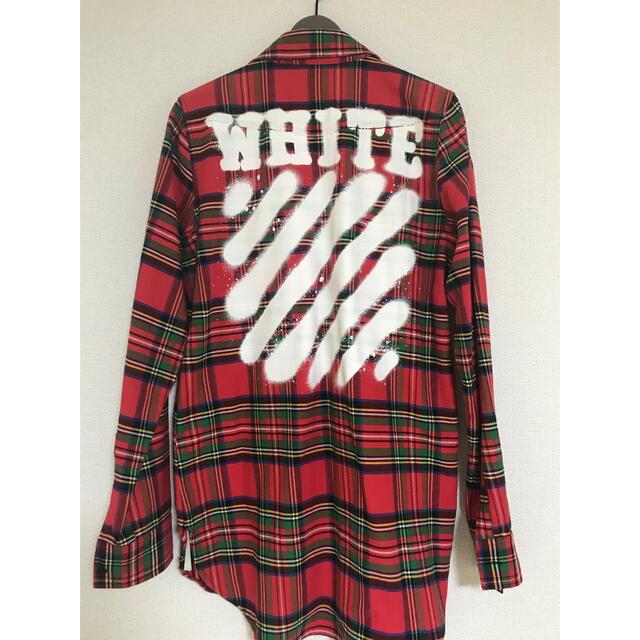 off-white チェックシャツ