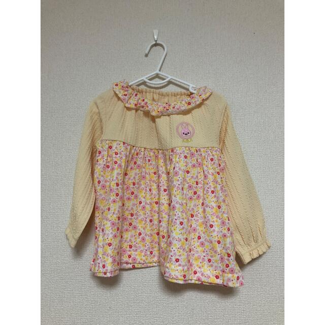 95サイズ　未使用トップス キッズ/ベビー/マタニティのキッズ服女の子用(90cm~)(Tシャツ/カットソー)の商品写真