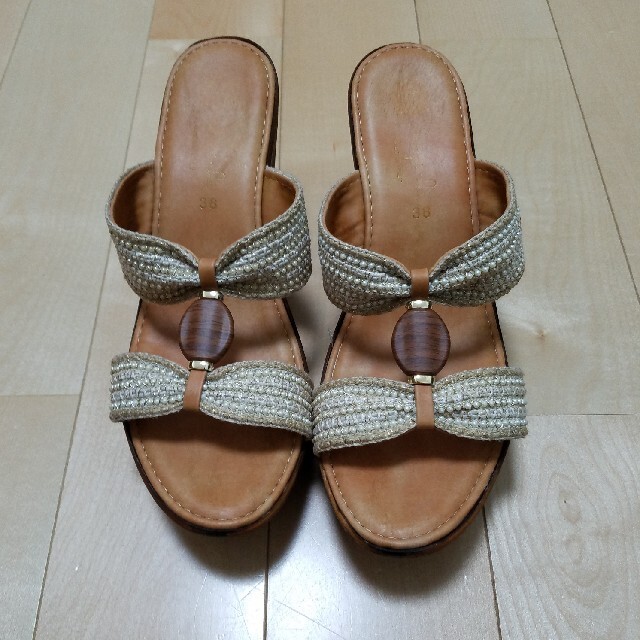 UNITED ARROWS(ユナイテッドアローズ)の25cm ウェッジソール　サンダル レディースの靴/シューズ(サンダル)の商品写真
