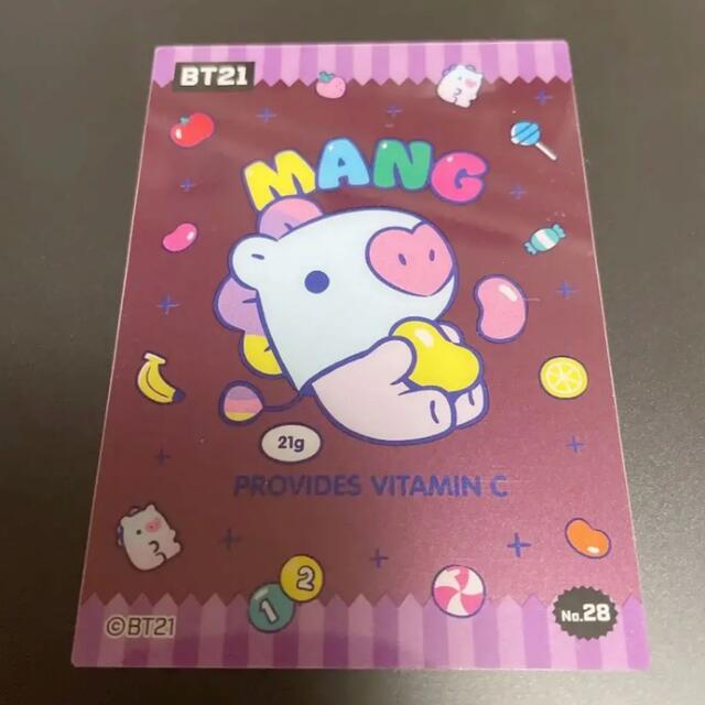 bt21 クリアカード　MANG マン エンタメ/ホビーのCD(K-POP/アジア)の商品写真